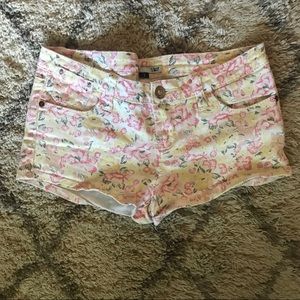 Juniors Floral Shorts